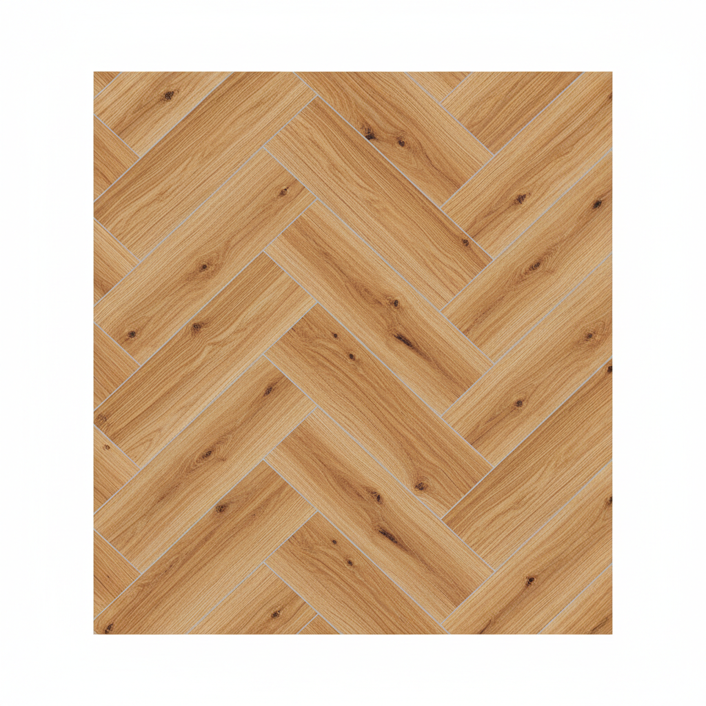 Herringbone Honey Oak LVT